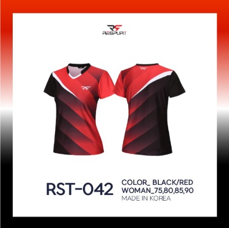[리스퍼트] 경기용 티셔츠 RST-042 (여성용)