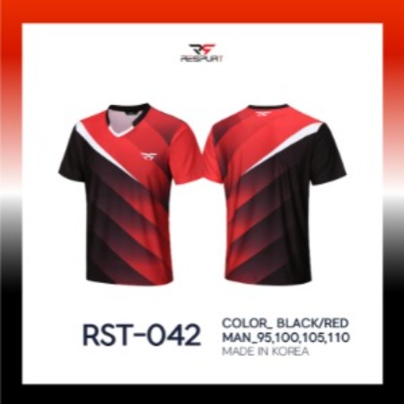 [리스퍼트] 경기용 티셔츠 RST-042 (남성용)