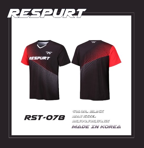 [리스퍼트] 남성 라운드 경기용 티셔츠 RST-078