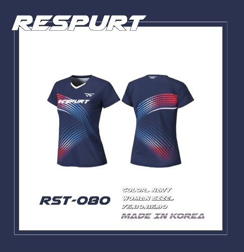 [리스퍼트] 여성 라운드 경기용 티셔츠 RST-080