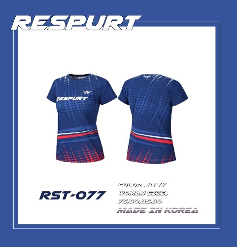[리스퍼트] 여성 라운드 티셔츠 RST-077