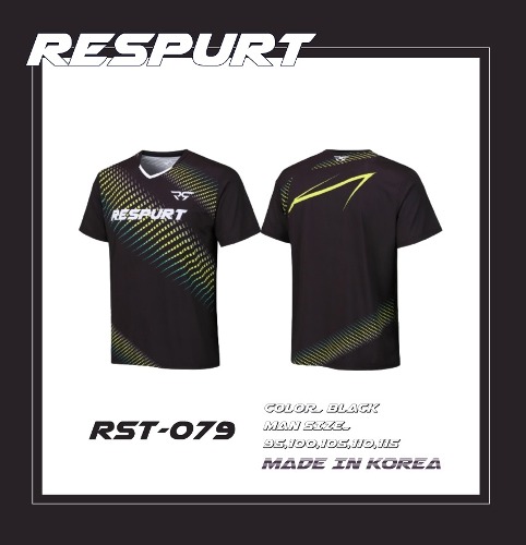[리스퍼트] 남성 라운드 경기용 티셔츠 RST-079