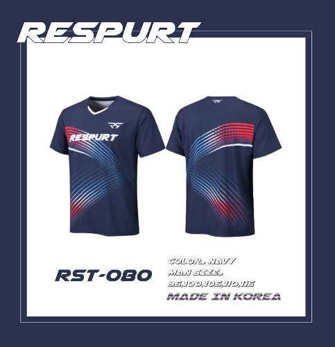 [리스퍼트] 남성 라운드 경기용 티셔츠 RST-080